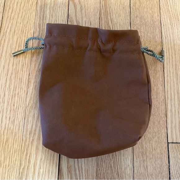 🔥Blanton's Bourbon Bag, Brown Leatherette w/Gold Draw Strings Logo 750 Collect - Picture 4 of 7